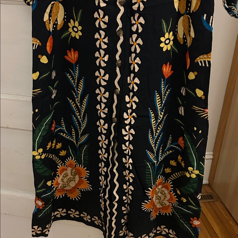 FARM Rio Vibrant Floral Long Sleeve Dress - Picture 5 of 5